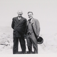 John Thomas (right) with Ralph Mayberry, c. 1942.
